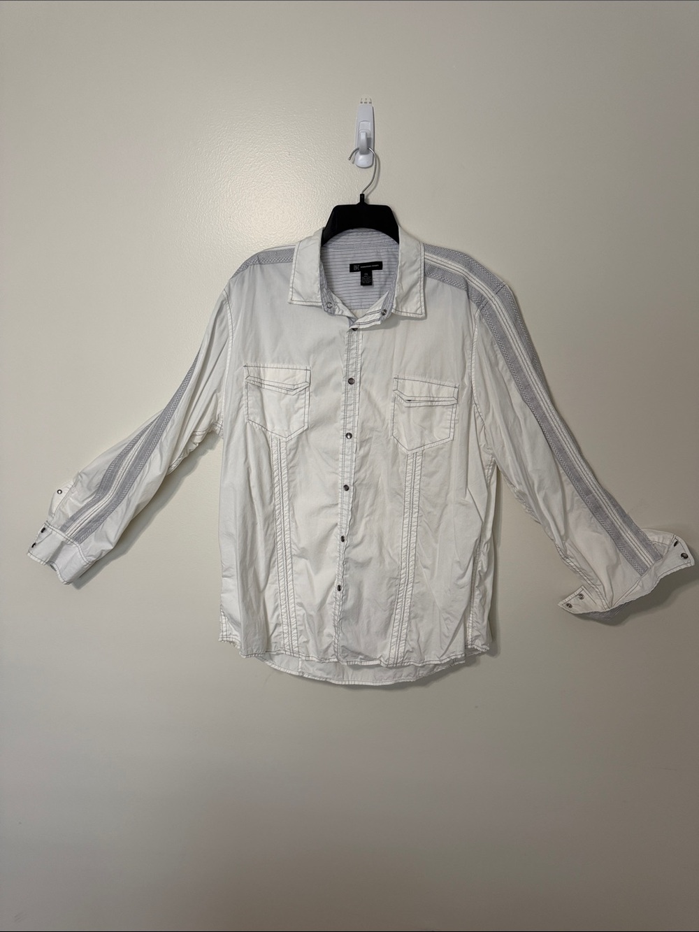 Inc. White Men's Button-Up Shirt - Classic Casual